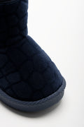 Dinosaur Scale Boots Navy (2)