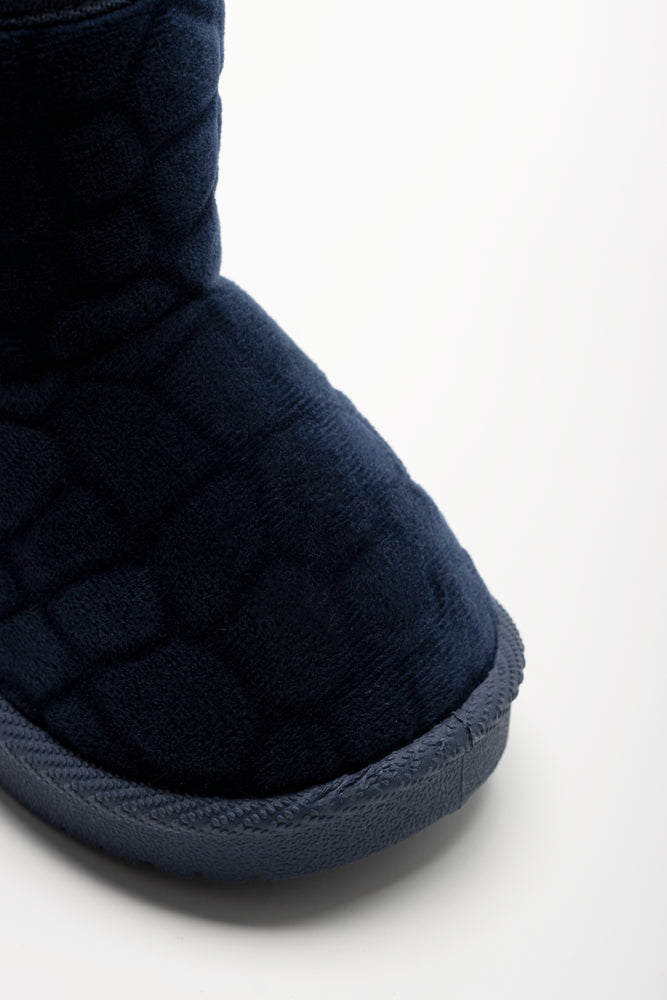 Dinosaur Scale Boots Navy (2)