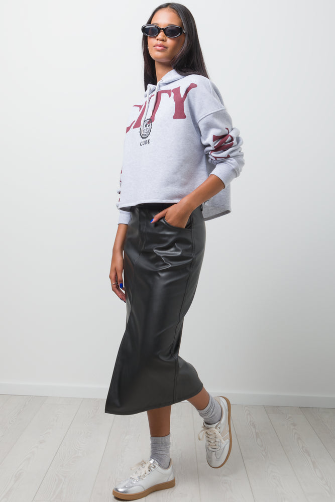 Midi Skirt Black (2)
