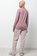 Animal Heart Pyjamas Pink (2)