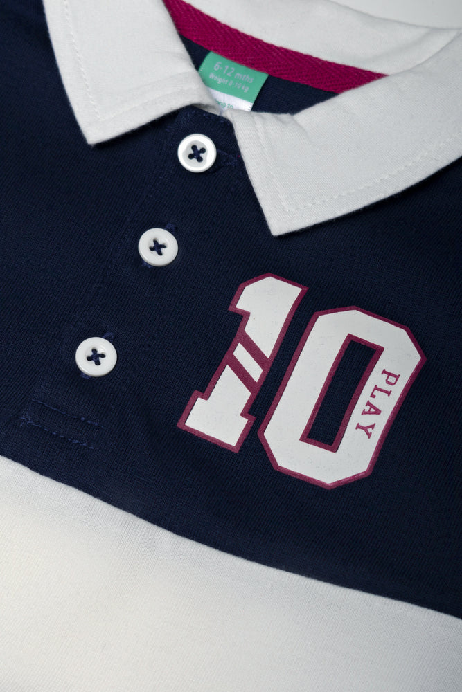 Long Sleeve Golfer Navy And White (1)