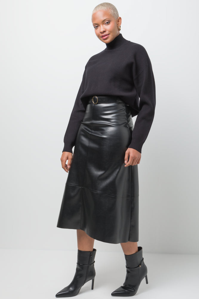A-Line Skirt Black (2)