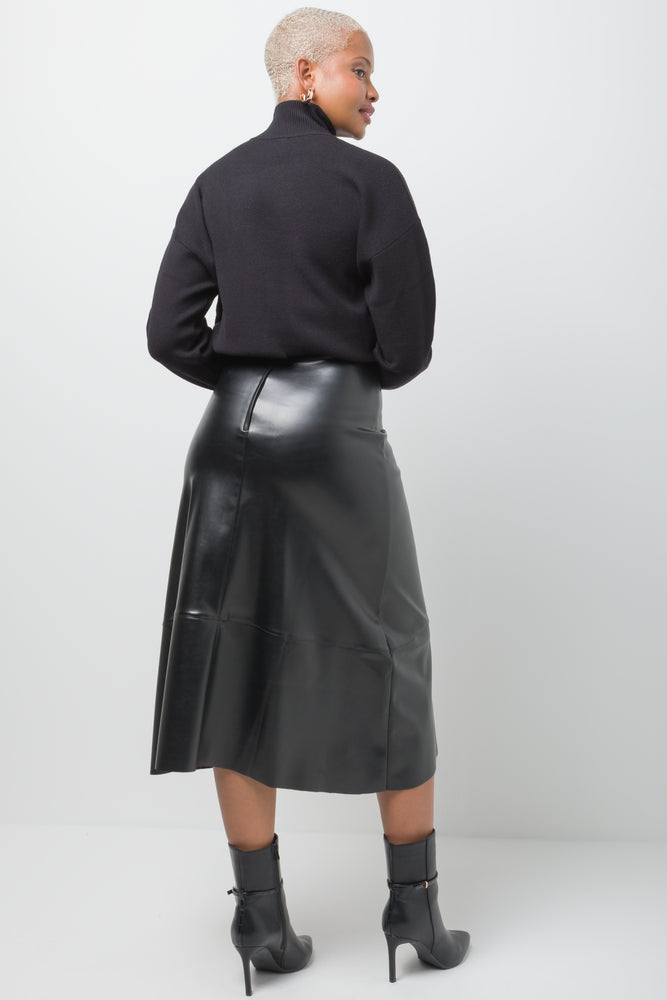 A-Line Skirt Black (3)