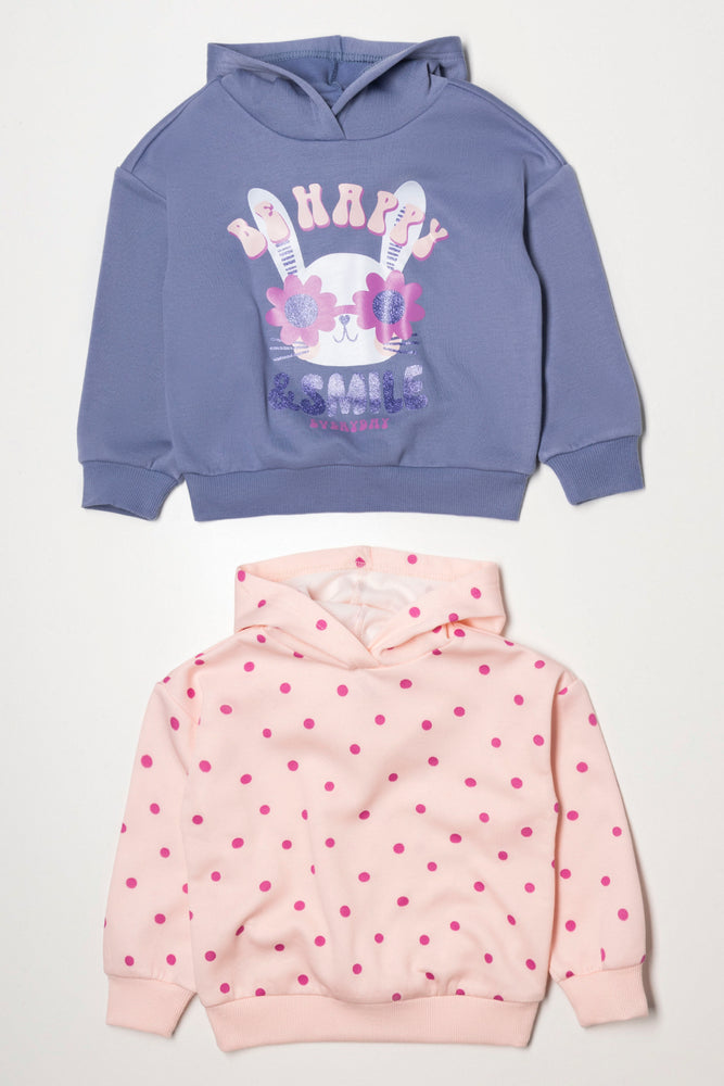 2 Pack Tracktops Blue And Pink