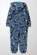 Mickey Mouse Fleece Onesie Blue (2)