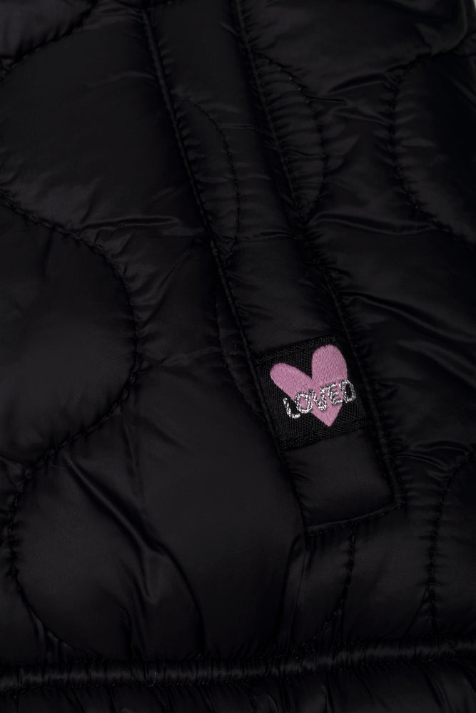 Hooded Puffer Jacket Black (2)
