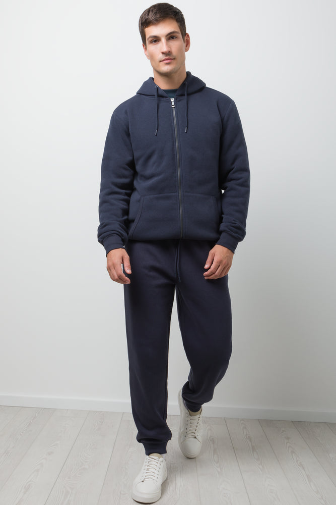 Rib Cuff Trackpants Navy