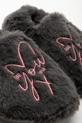 Beautiful Slippers Grey (2)