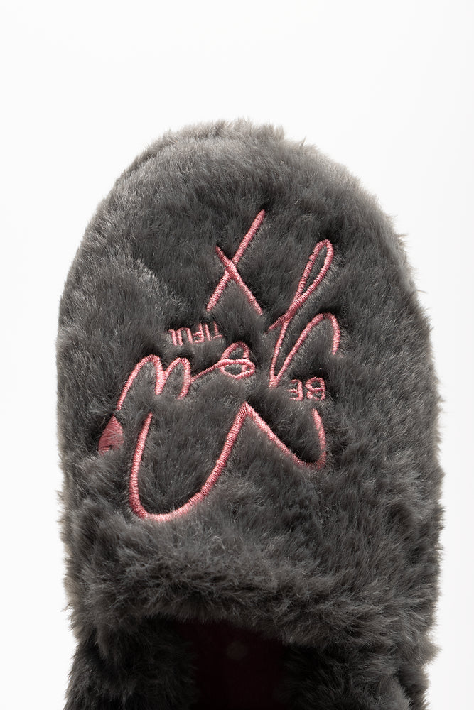 Beautiful Slippers Grey (4)