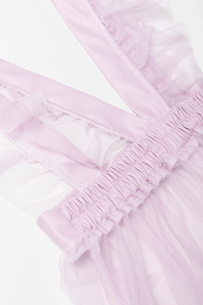 Mesh Dress Set Lilac (2)