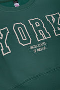 Crop Crew Neck Tracktop Green (1)