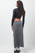 Denim Skirt Grey (3)