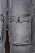 Denim Skirt Grey (4)