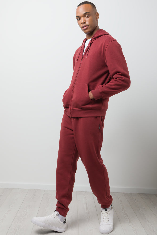 Hooded Zip Through Tracktop Rust (1)