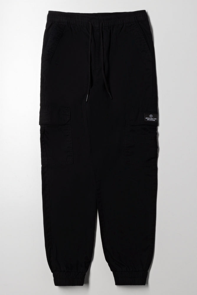 Cargo Joggers Black