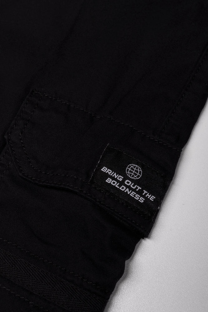 Cargo Joggers Black