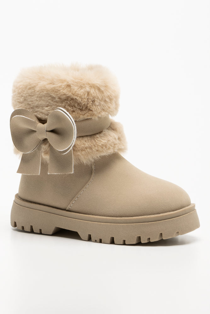 Fur Boots Cream (1)