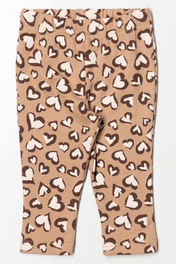 Fleece Leggings Natural