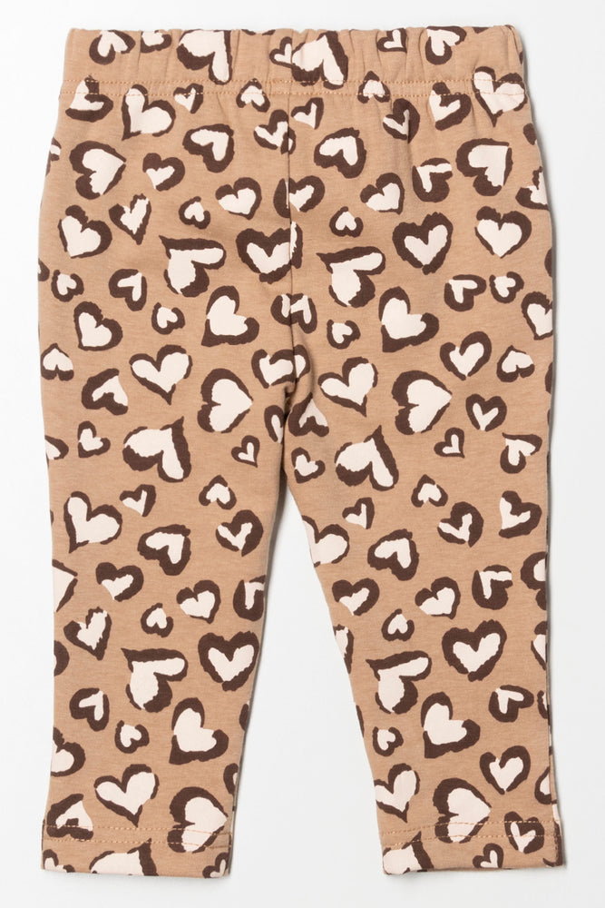Fleece Leggings Natural (2)