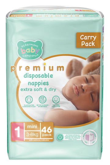 ABC Premium Mini Nappies 46'S