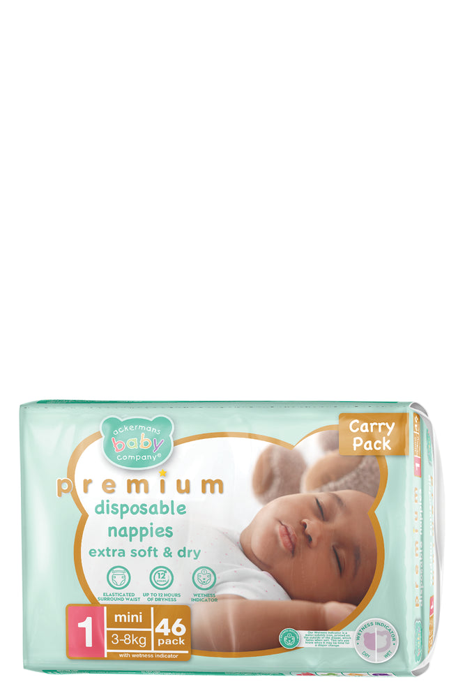 ABC Premium Mini Nappies 46'S