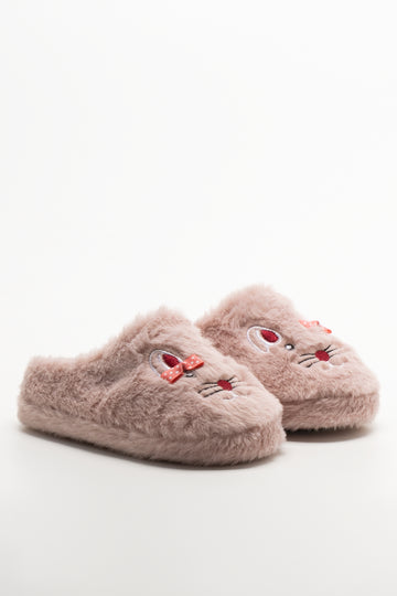 Bow Slippers Pink