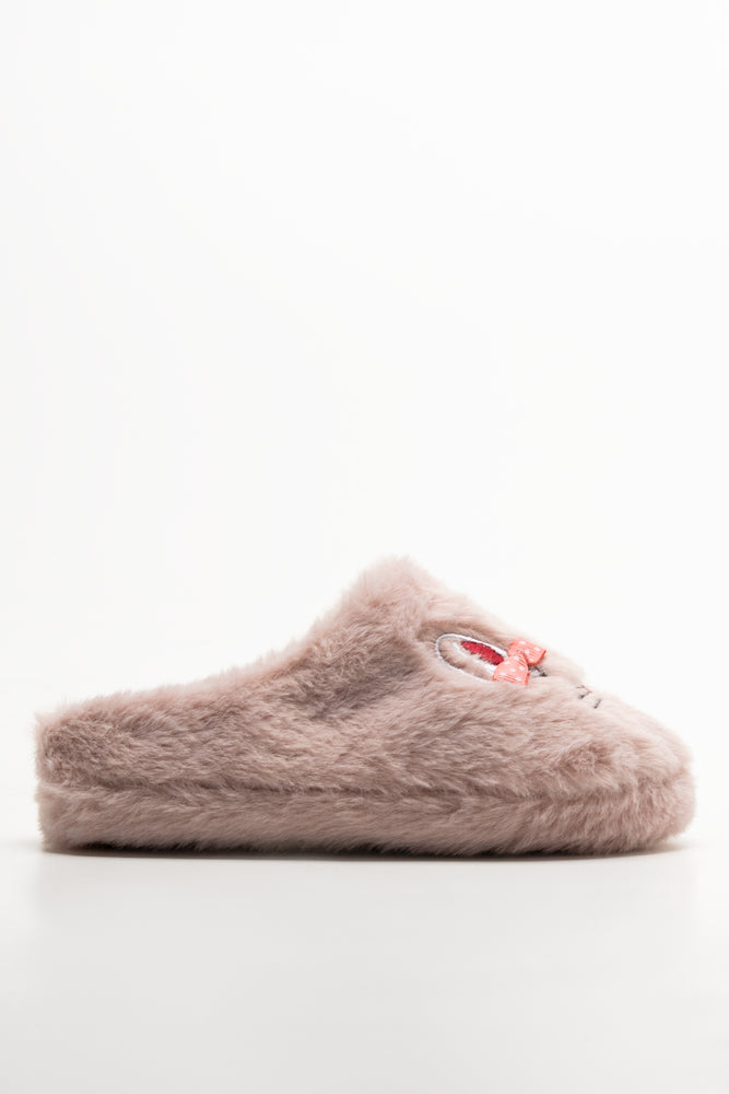 Bow Slippers Pink