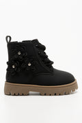 Flower Boots Black (1)
