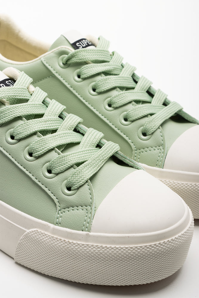 Platform Sneakers Sage (2)