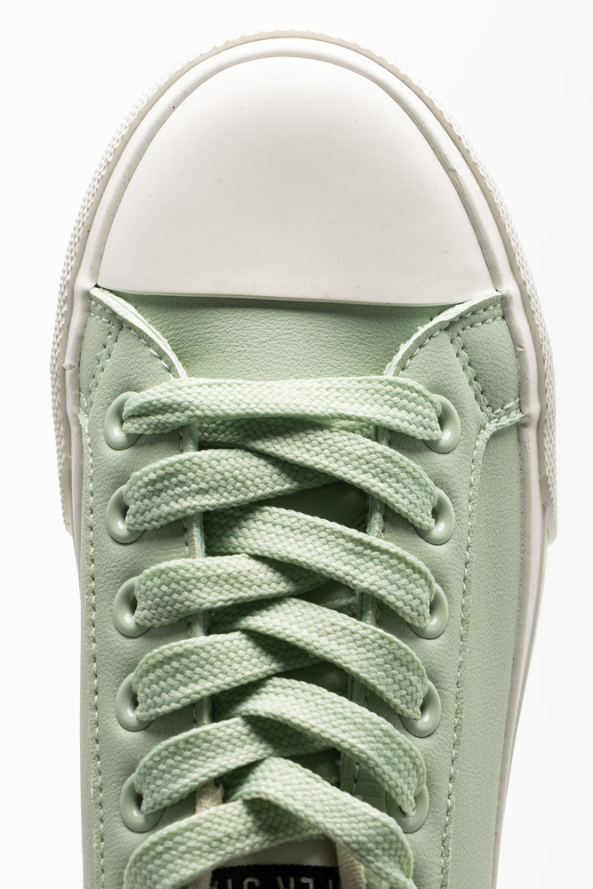 Platform Sneakers Sage (4)