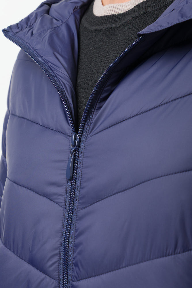 Hooded Puffer Jacket Navy (3)