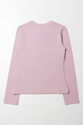 Long Sleeve T-Shirt Pink (2)