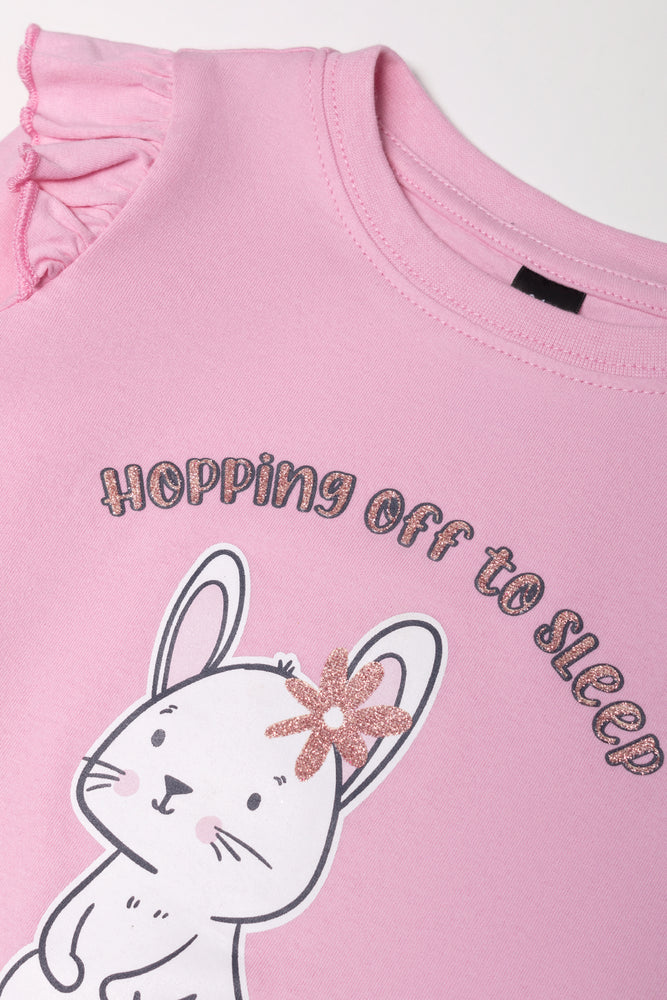 Bunny Pyjamas Set Pink