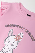 Bunny Pyjamas Set Pink (1)