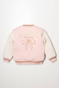Baseball Jacket Pink & Cream (3)