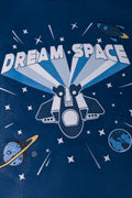 Space Long Sleeve Pyjamas Blue (1)