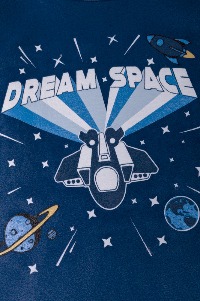 Space Long Sleeve Pyjamas Blue (1)
