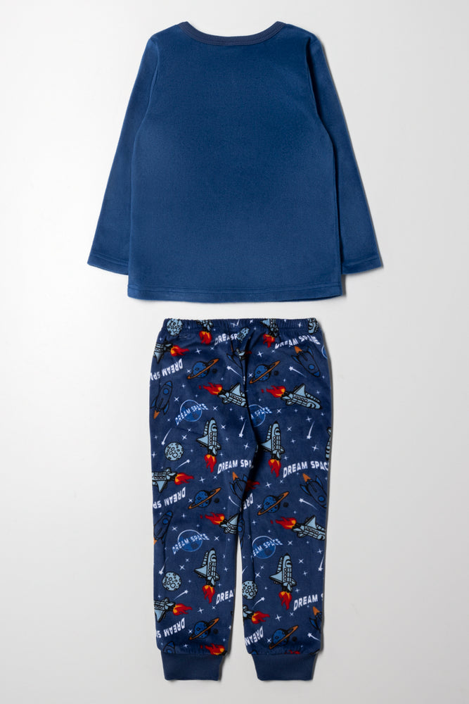 Space Long Sleeve Pyjamas Blue (3)