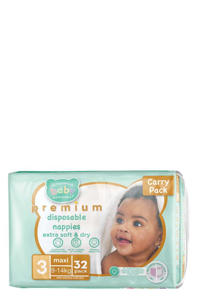 ABC Premium Maxi Nappies 32'S