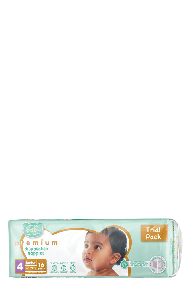 ABC Premium Junior Nappies 16'S