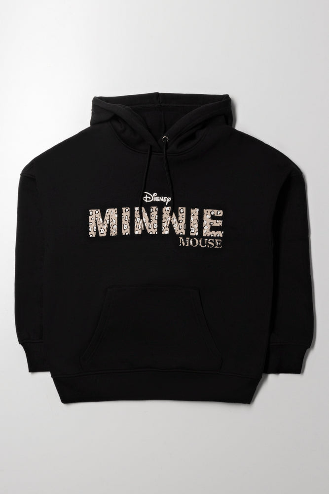 Minnie Mouse Hoodie  Black