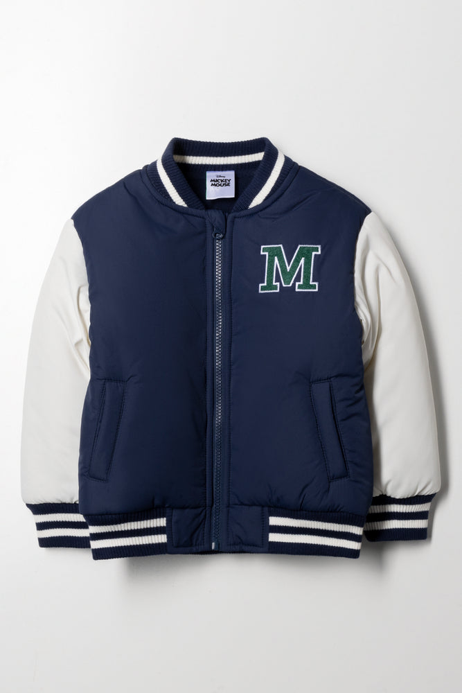 Mickey Mouse Bomber Jacket Navy