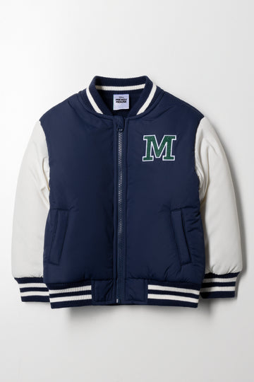 Mickey Mouse Bomber Jacket Navy