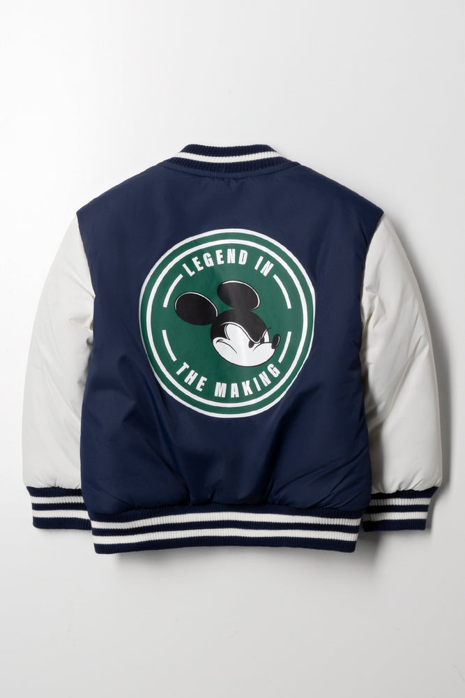 Mickey Mouse Bomber Jacket Navy (3)