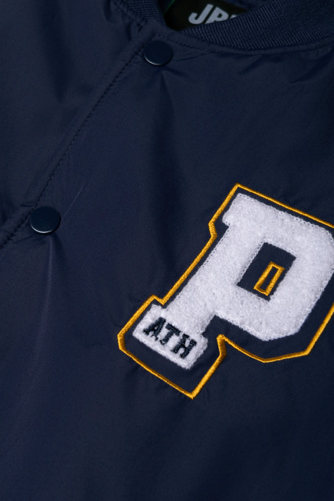 Baseball Jacket Navy And White