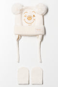 Winnie The Pooh Beanie Set Natural