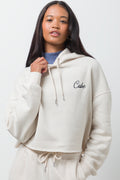 Cropped Hoodie Cream