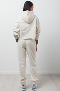 Cropped Hoodie Cream (2)