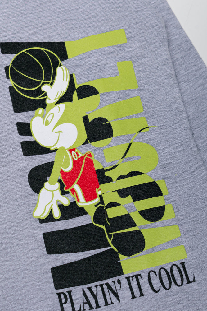 Mickey Mouse Long Sleeve T-Shirt Grey
