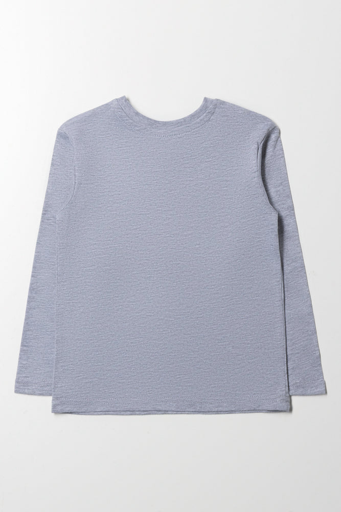 Mickey Mouse Long Sleeve T-Shirt Grey (2)